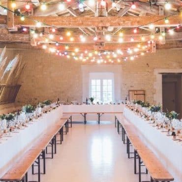 Location éclairage salle mariage en Île-de-France